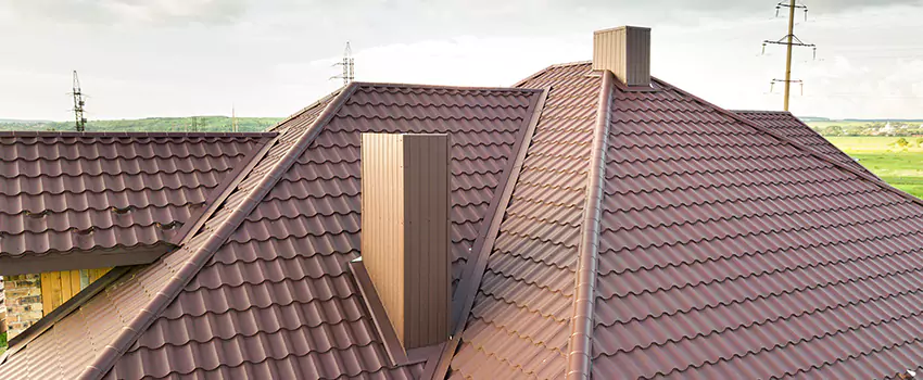 Residential Chimney Flashing Restoration in Hempstead, NY
