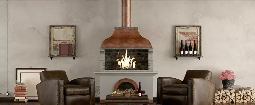 Thelin Hearth Products Providence Pellet Insert Fireplace Installation in Hempstead, NY