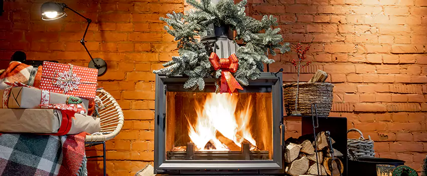 Travis Industries Linear Gas Fireplace Installation in Hempstead, New York