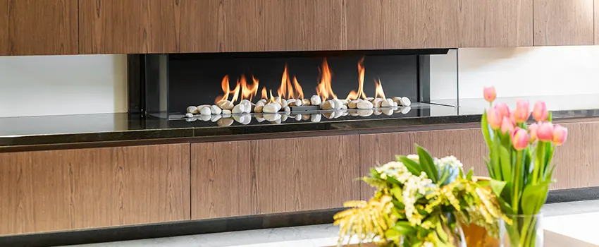 Double-height Fireplace Design Refurbishment in Hempstead, New York