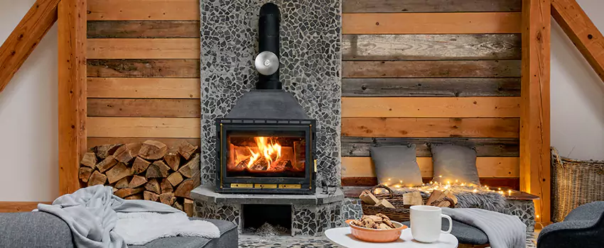 Thelin Hearth Products Direct Vent Gas Stove Fireplace Inspection in Hempstead, New York